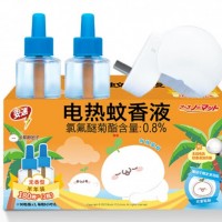 安速电热蚊香液驱蚊器套装180晚2瓶半年装 无香型（含无线加热器W）