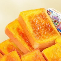 三只松鼠厚岩烧乳酪吐司520g/箱 手撕面包代餐零食点心早餐箱装